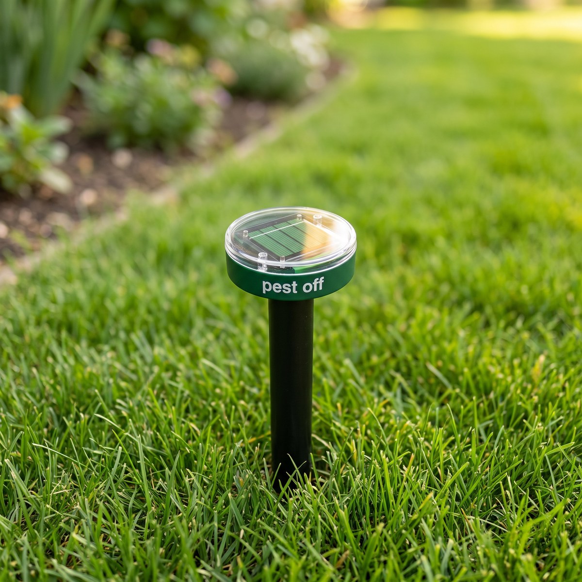 Planted in a healthy lawn