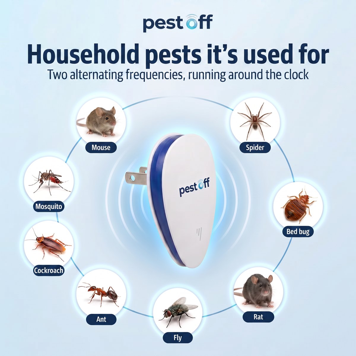 Household pests PestOff is used for